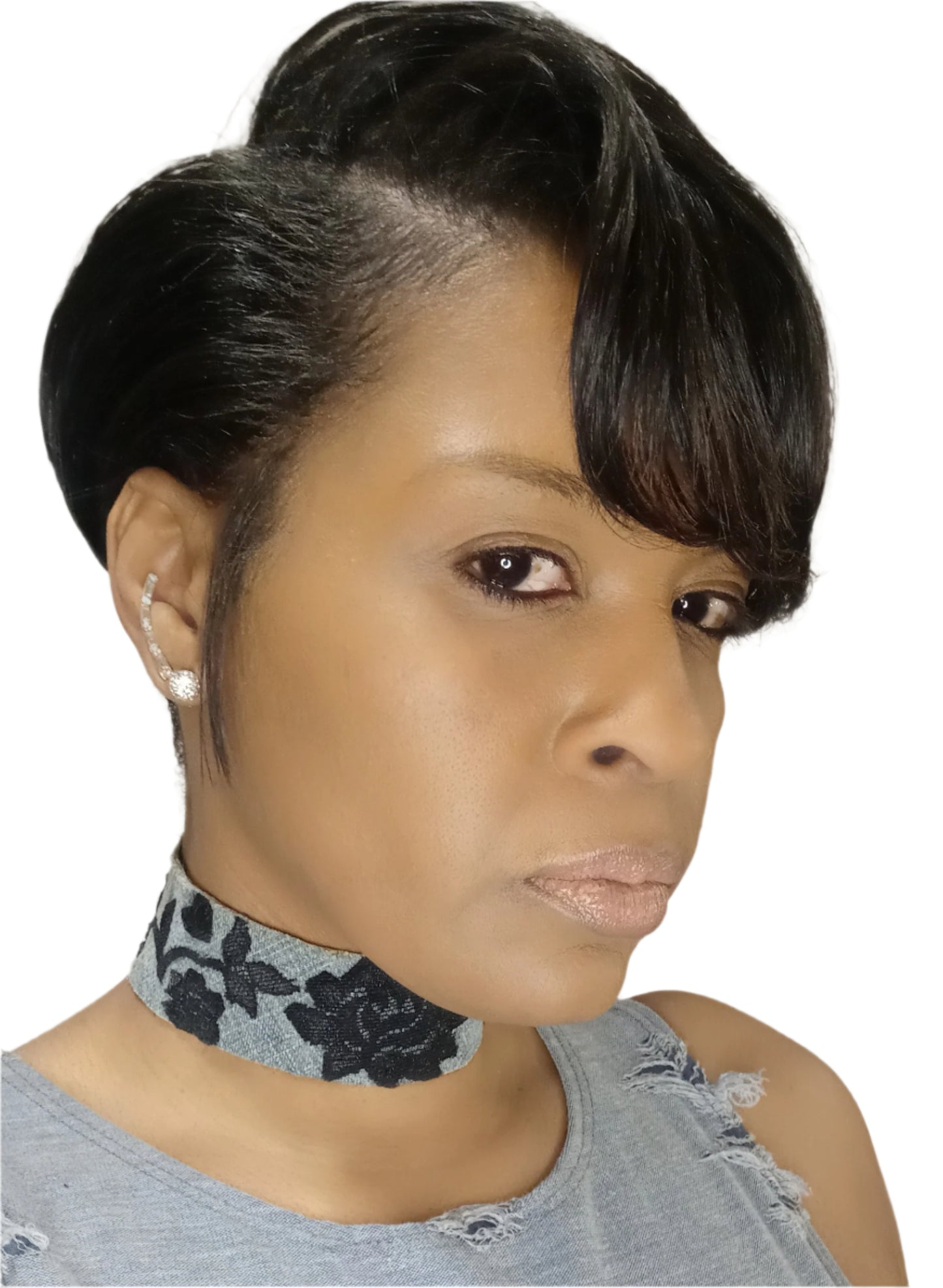 Demin Vintage Choker